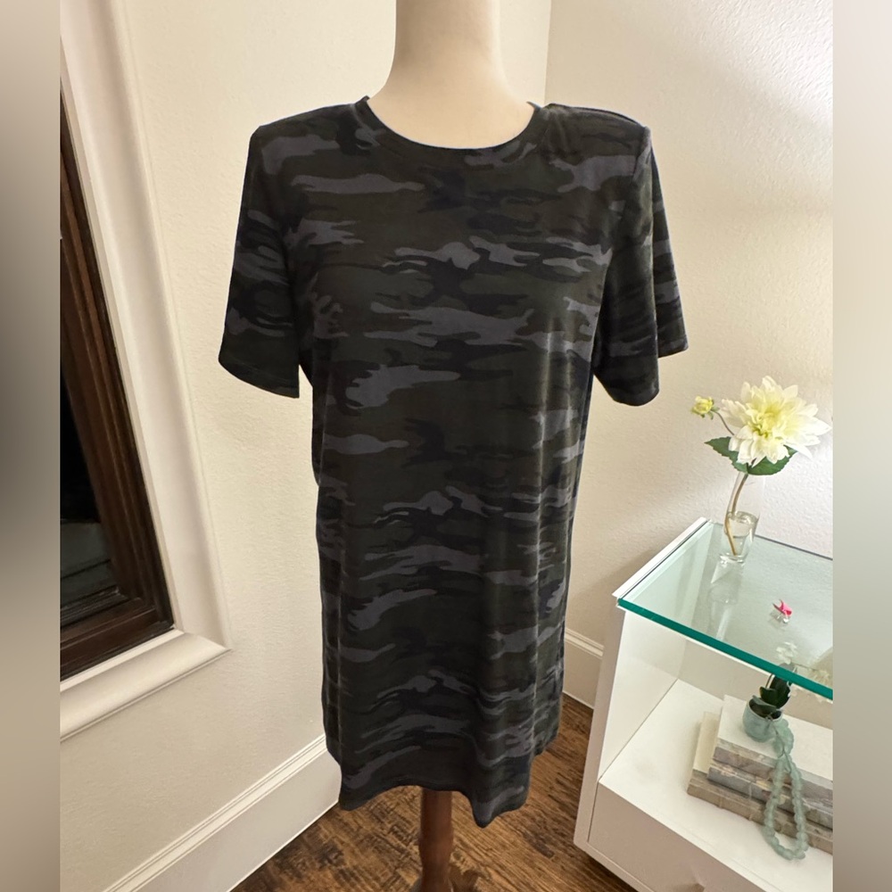 Sanctuary camo mini cotton dress.